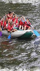 Ilustrativní foto-vodácký tábor Slon Vranej